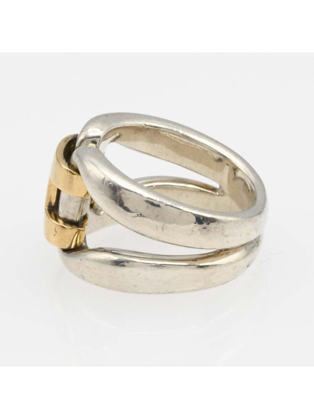 Hermes History Ring 18k Yellow Gold